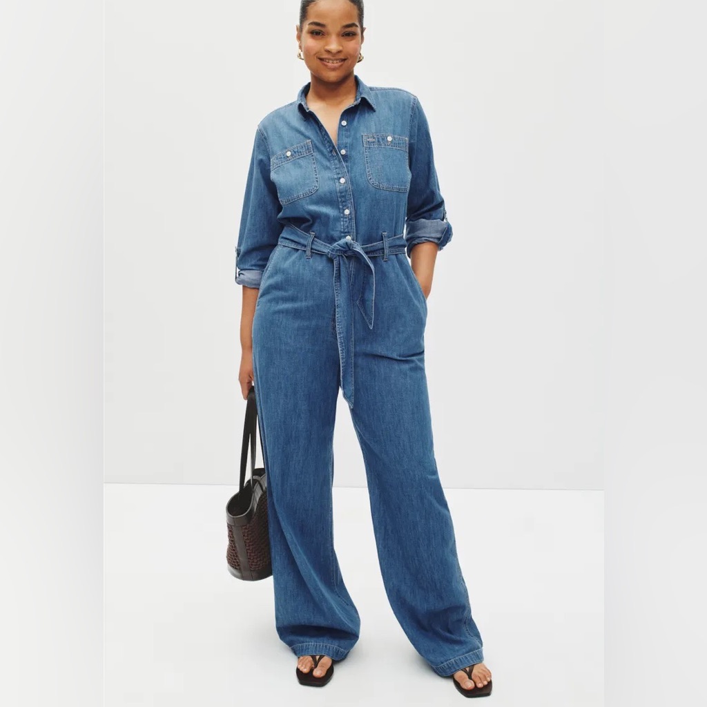 Denim Jumpsuit 7 For All Mankind